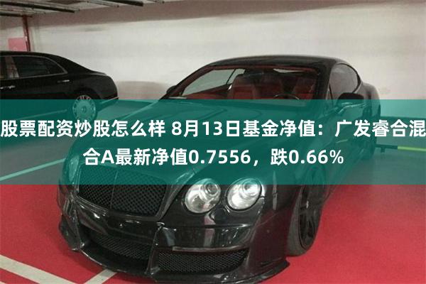 股票配资炒股怎么样 8月13日基金净值：广发睿合混合A最新净值0.7556，跌0.66%