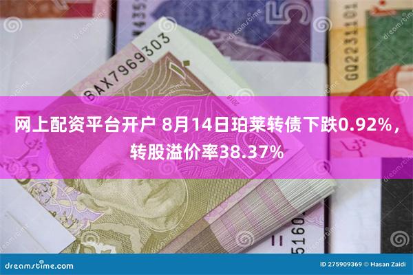 网上配资平台开户 8月14日珀莱转债下跌0.92%，转股溢价率38.37%